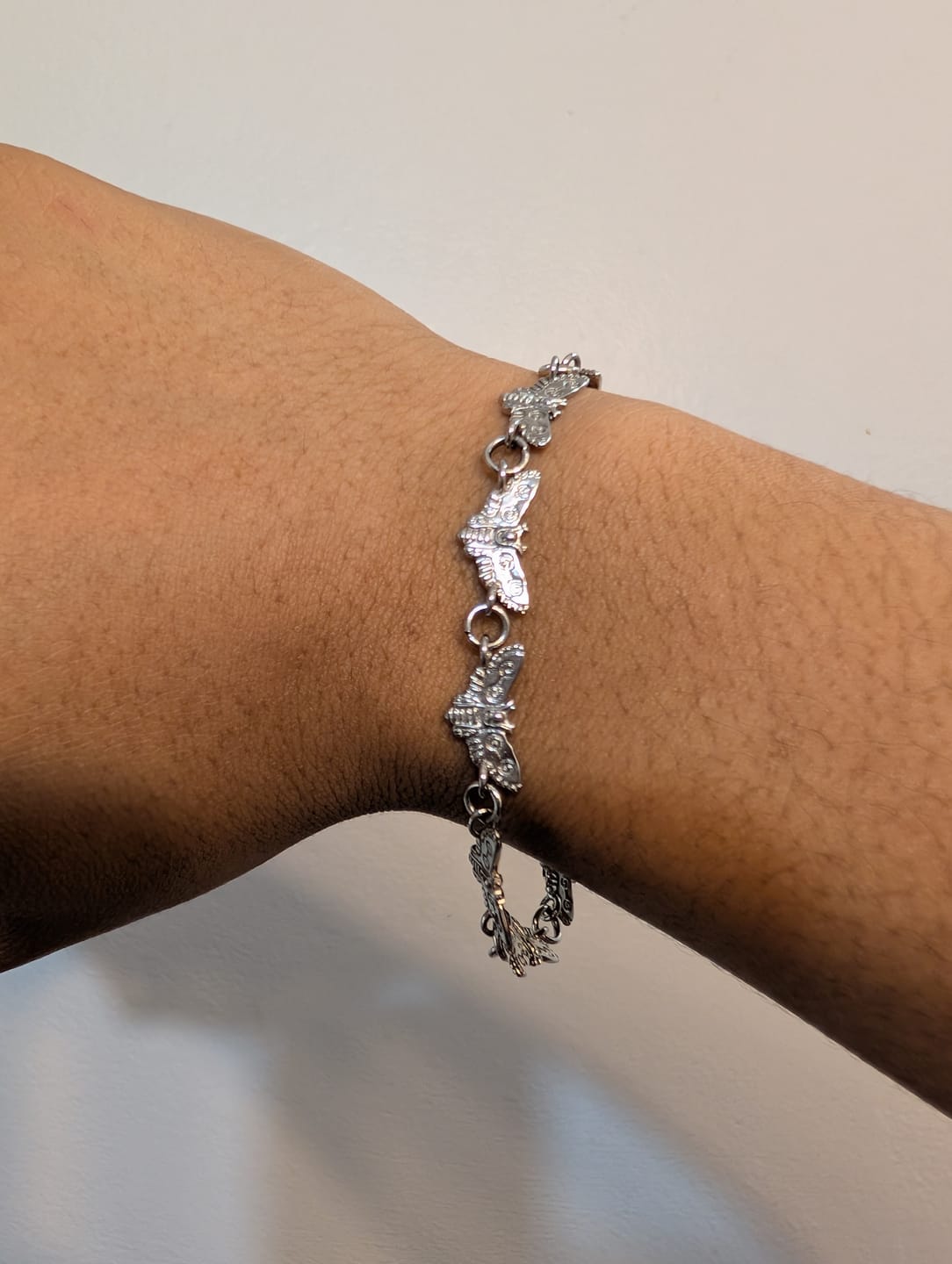 Customer photo review of MOTH BRACELET