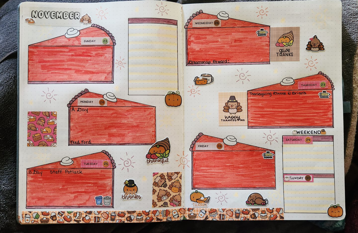 Customer photo review of Pumpkin Spice Washi Tapes (Set of 2)