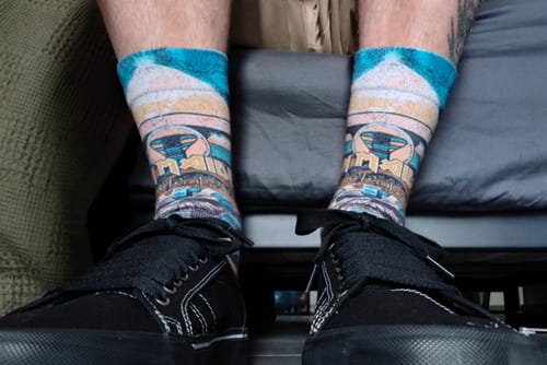 Customer photo review of Iron Maiden - Powerslave - Socks