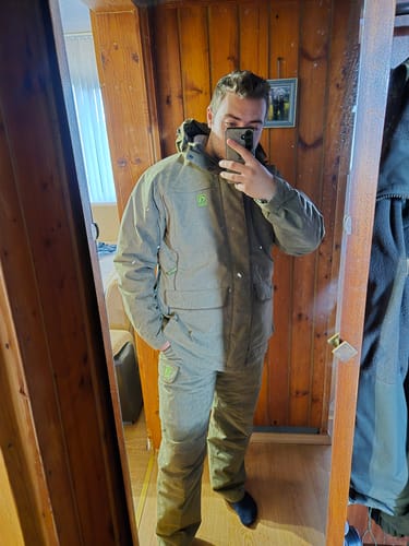 Customer photo review of Ловен костюм – комплект зимно яке и панталон за лов ARGO®
