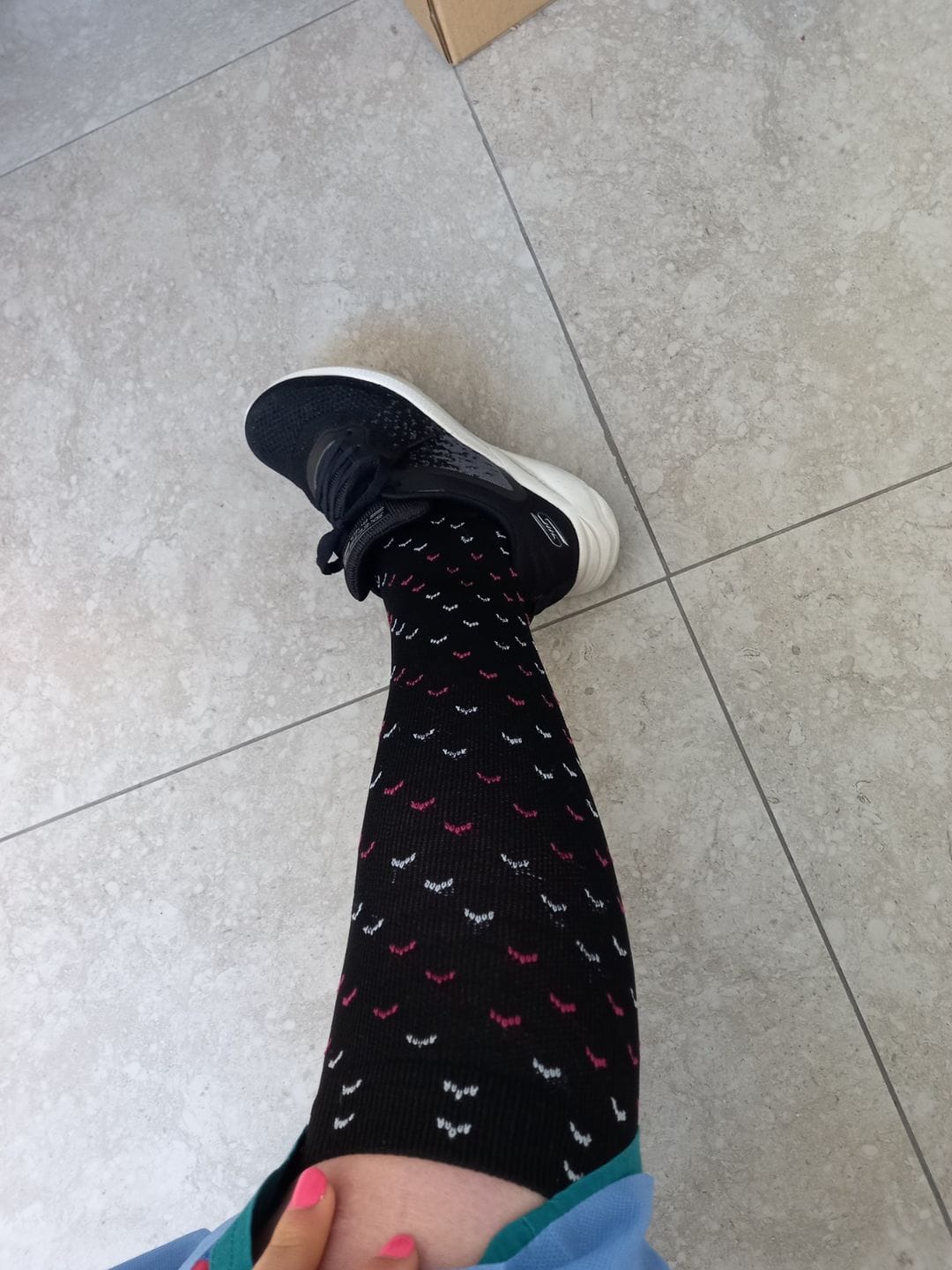 Customer photo review of Kompressionsstrümpfe BlackLove Mix 6+6 GRATIS