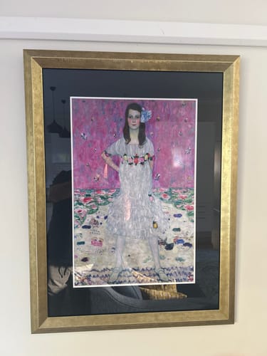 Customer photo review of Portrait of Mäda Primavesi, 1912 by Gustav Klimt