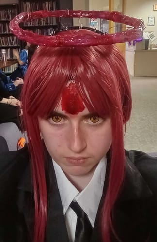 Customer photo review of Makima Contacts (Chainsaw Man)