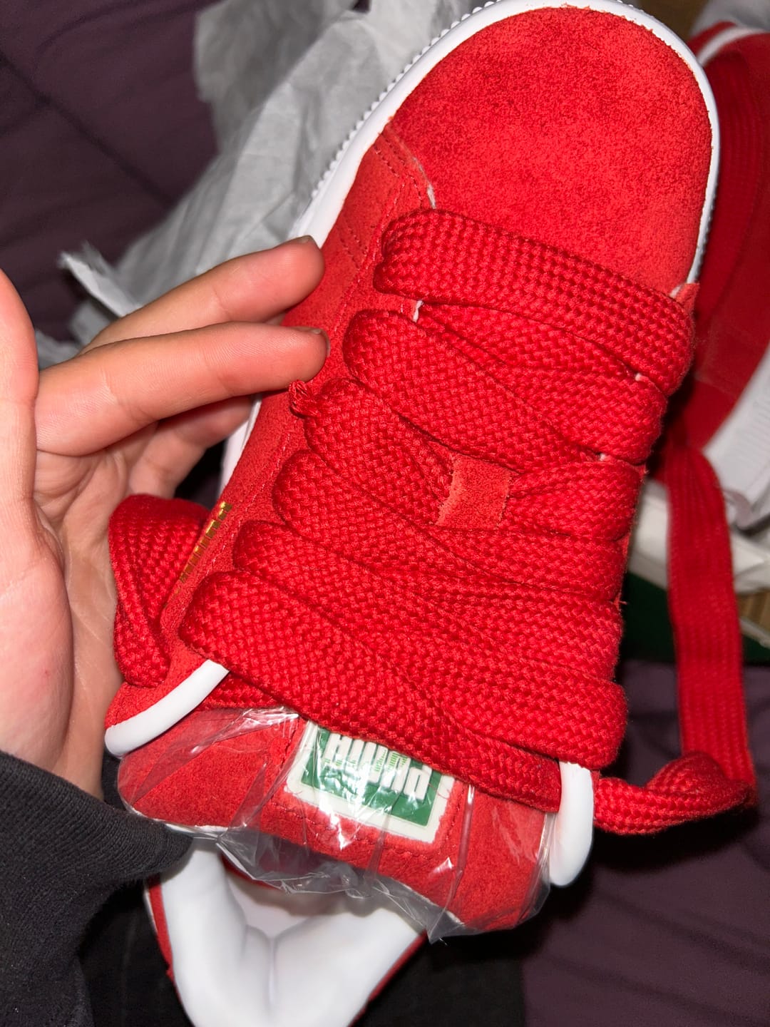 Customer photo review of Zapatilla Puma Suede Xl Unisex Rojo