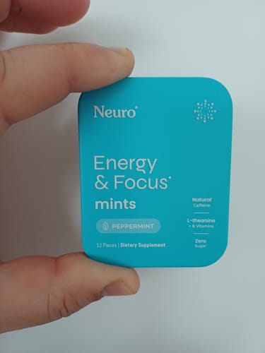 Customer photo review of Energy & Focus Mints