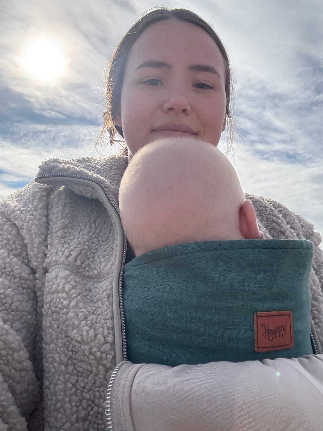 Customer photo review of Happy Baby Original Baby Carrier