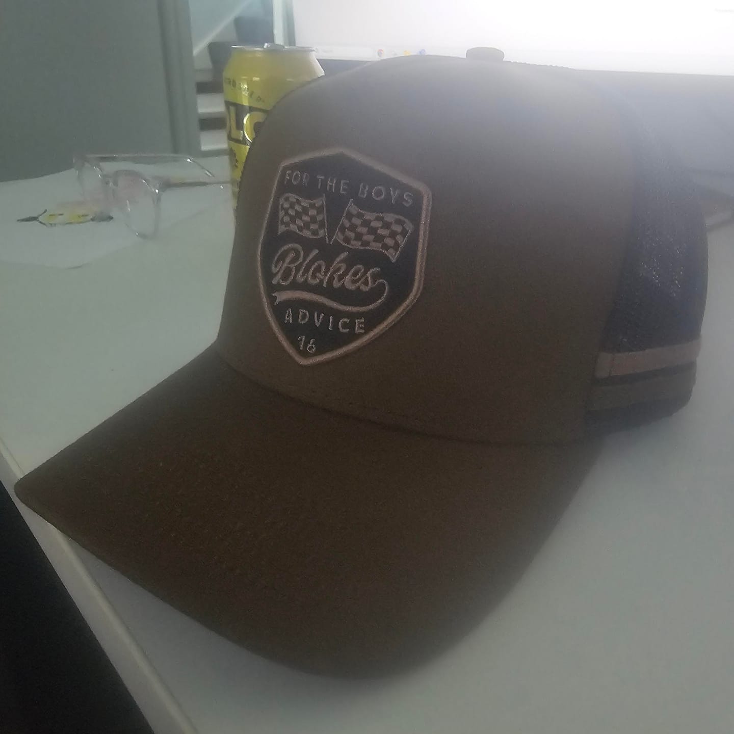 Customer photo review of Full Throttle Trucker Cap - Army