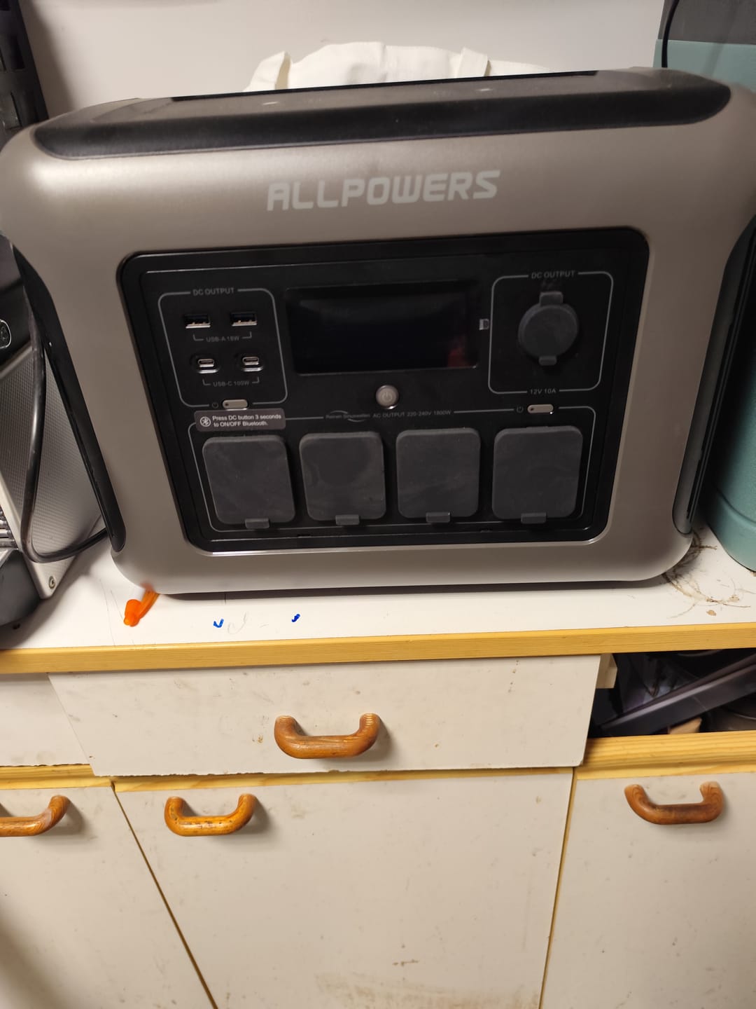 Customer photo review of ALLPOWERS R1500 Station électrique portable 1800W 1152Wh Batterie LiFeP04