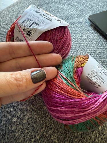 Customer photo review of YarnArt Summer Dream