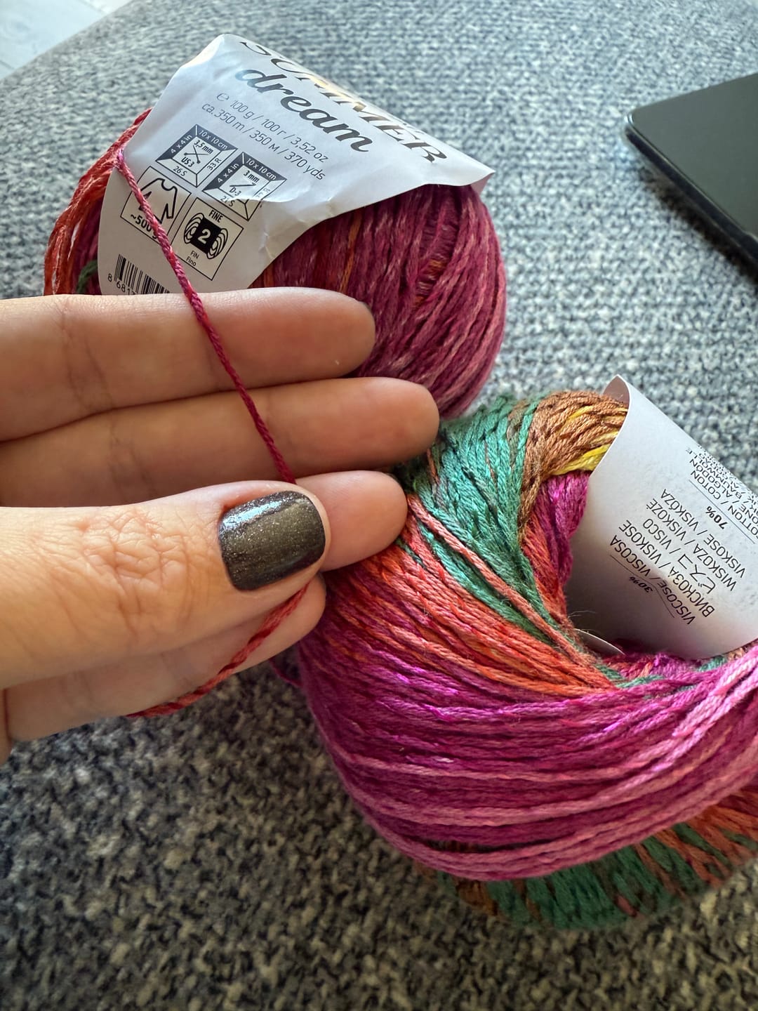 Customer photo review of YarnArt Summer Dream