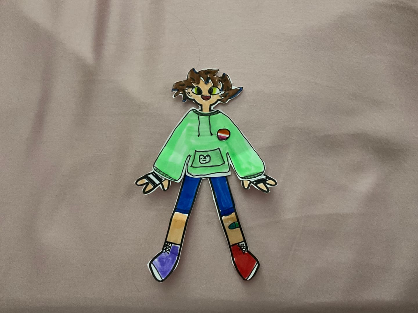 Customer photo review of Paper Doll Templates PDF