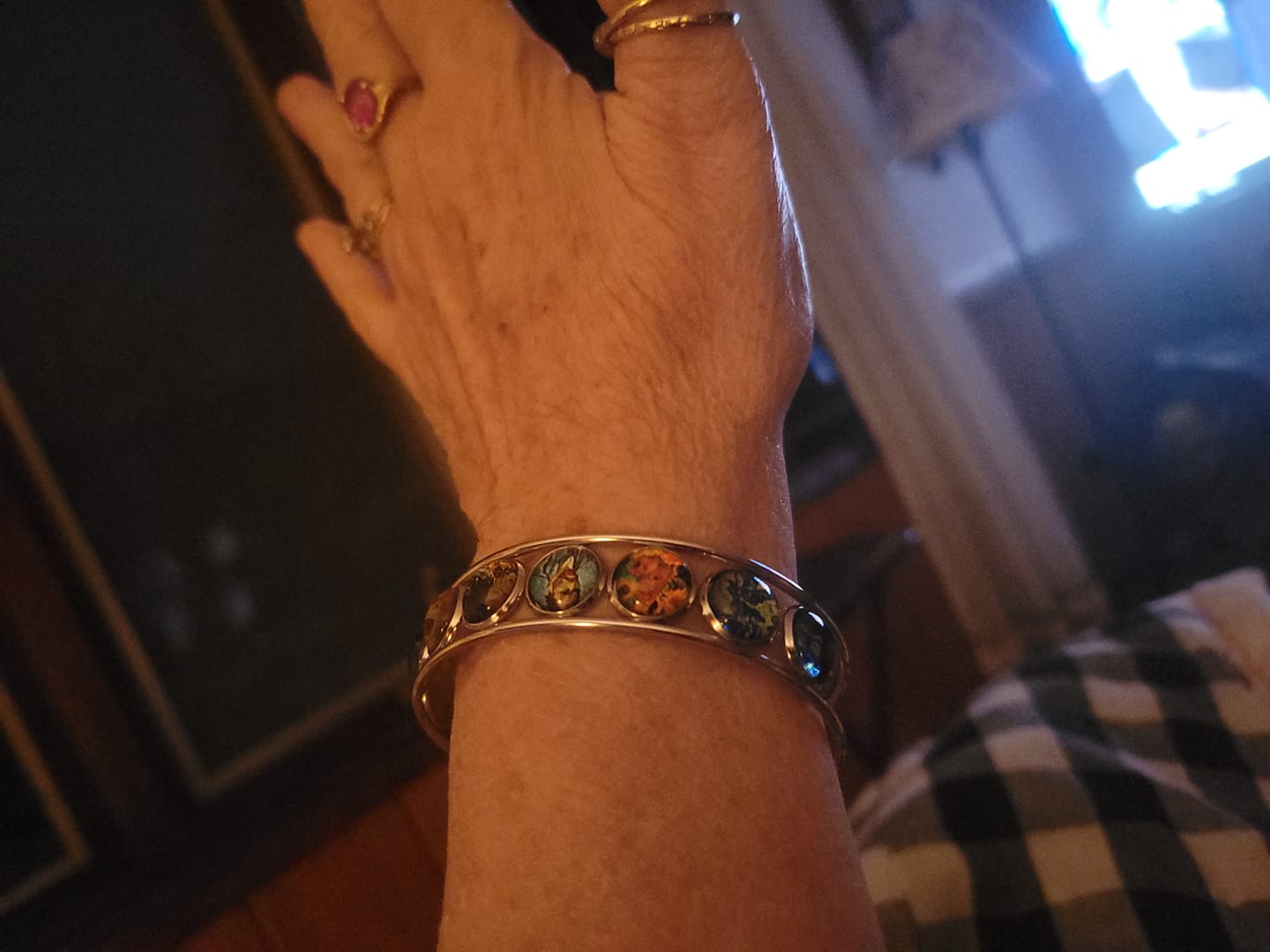 Customer photo review of "Van Gogh's Greatest Hits" Bracelet