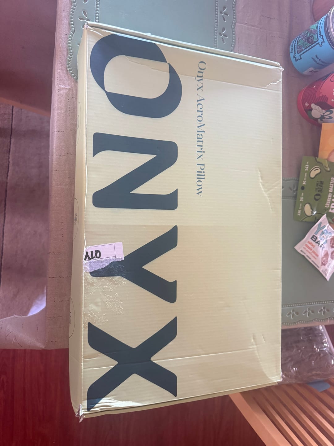 Customer photo review of Onyx AeroMatrix Pillow