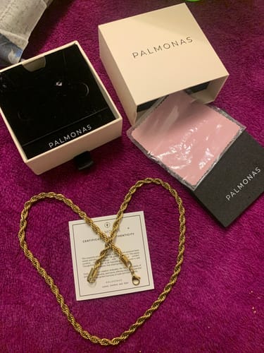 Customer photo review of Rope Chain | 6 MM