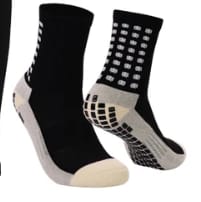 Customer photo review of The Grip Sock Dual Pack Leg Sleeve Bundle
