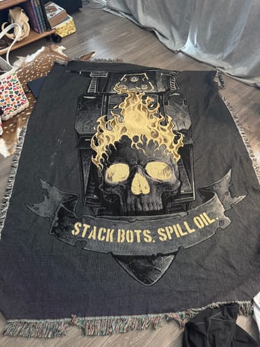 Customer photo review of Diving Into Hell (Woven Blanket)