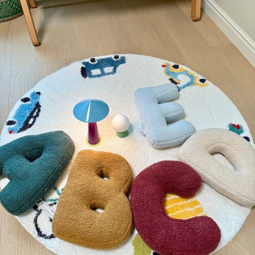 Customer photo review of Line-Up Letter Cushion Collection