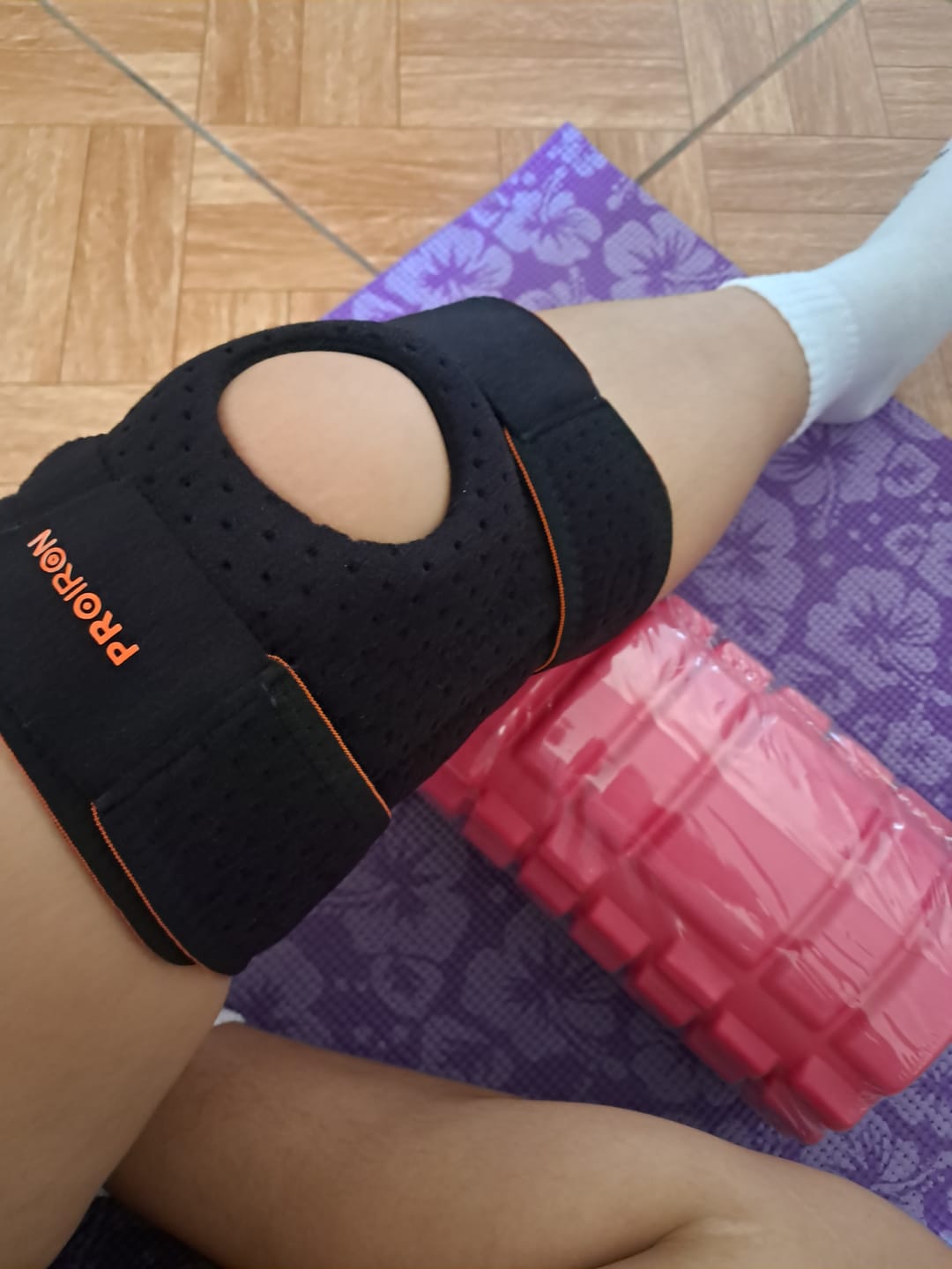 Customer photo review of Rodillera de Compresión Abierta