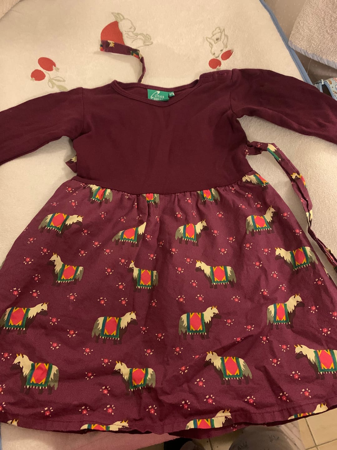 Customer photo review of Nordic Horses Little Twirler Dress