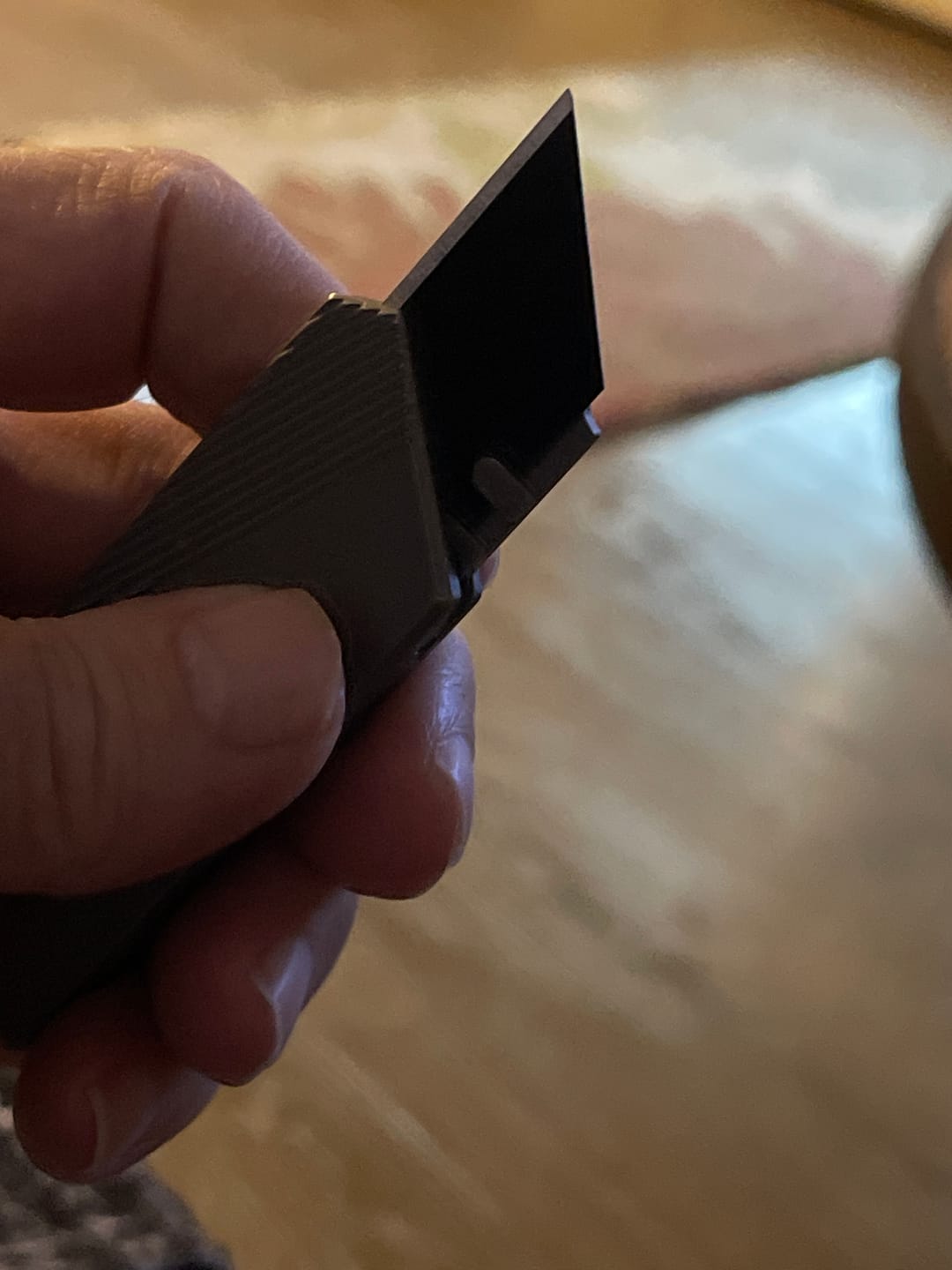 Customer photo review of 🌟Fall Sale🌟 PICHI G9 Utility Knife (Titanium/Brass)