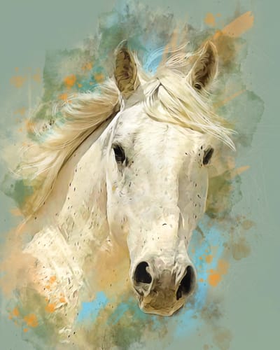 Customer photo review of Custom Watercolor Pet Portrait – Wild Pastel Style