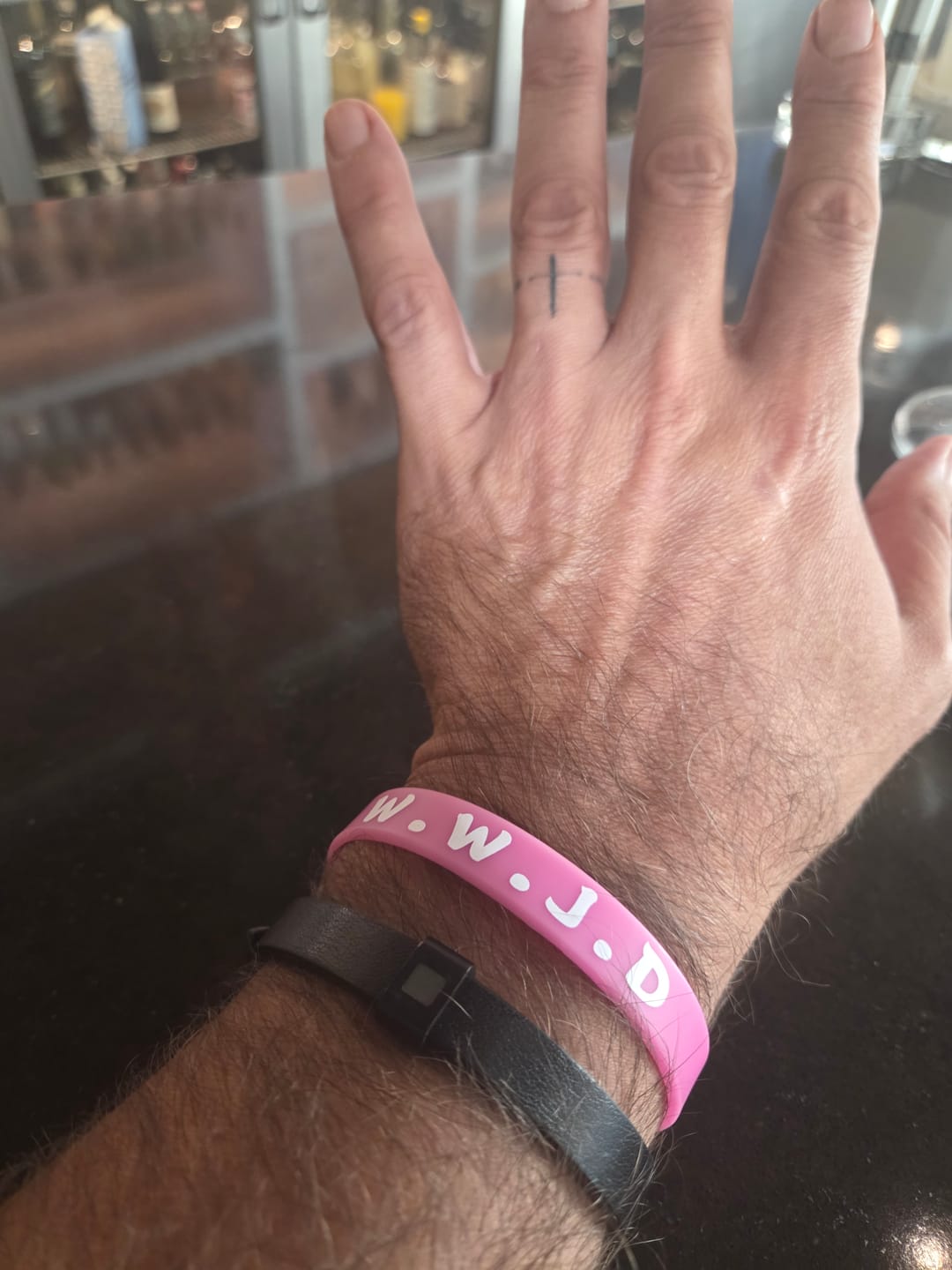 Customer photo review of All Black Bracelet