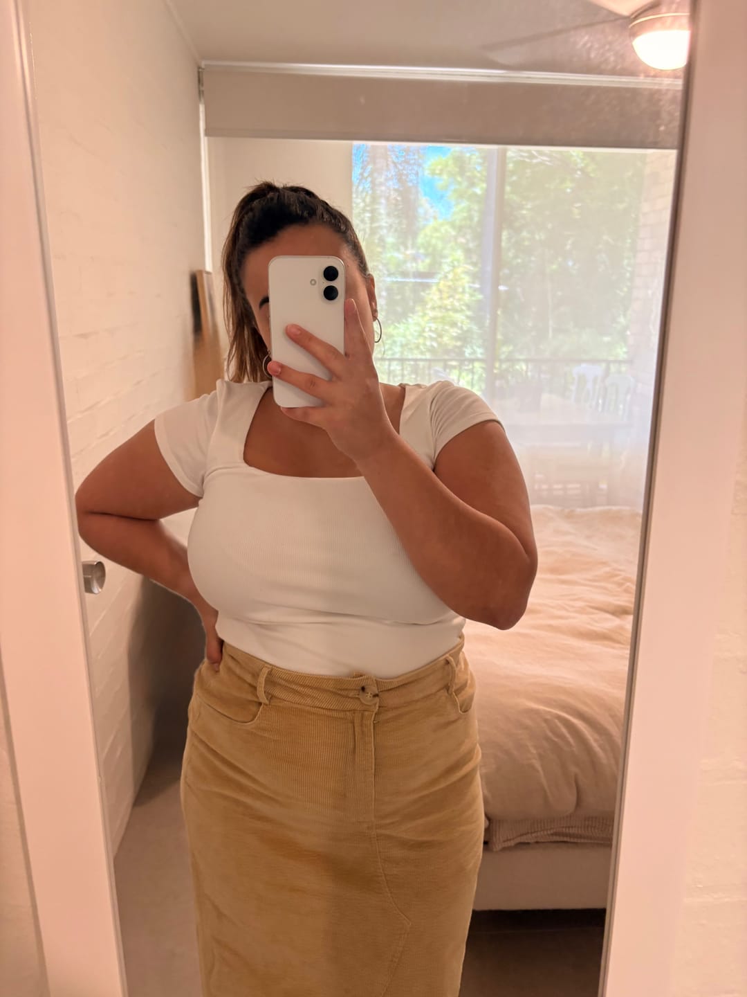 Customer photo review of Busty Basics - T-shirt