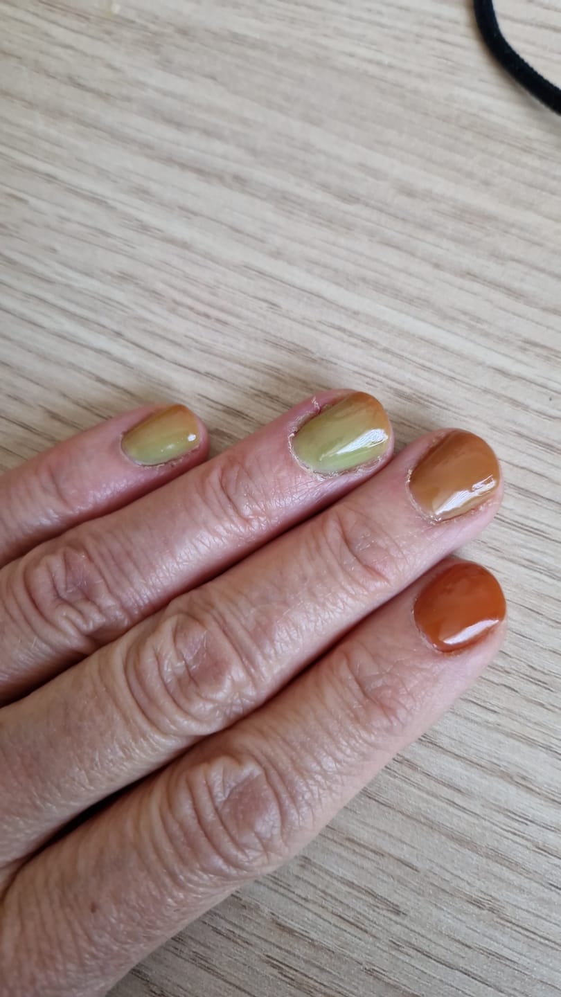 Customer photo review of Limited Edition 7 - Changing Leaves Dipping Powder
