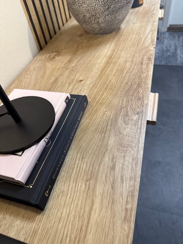 Kundeanmeldelse med bilde av Ribbeck oak kontaktplast