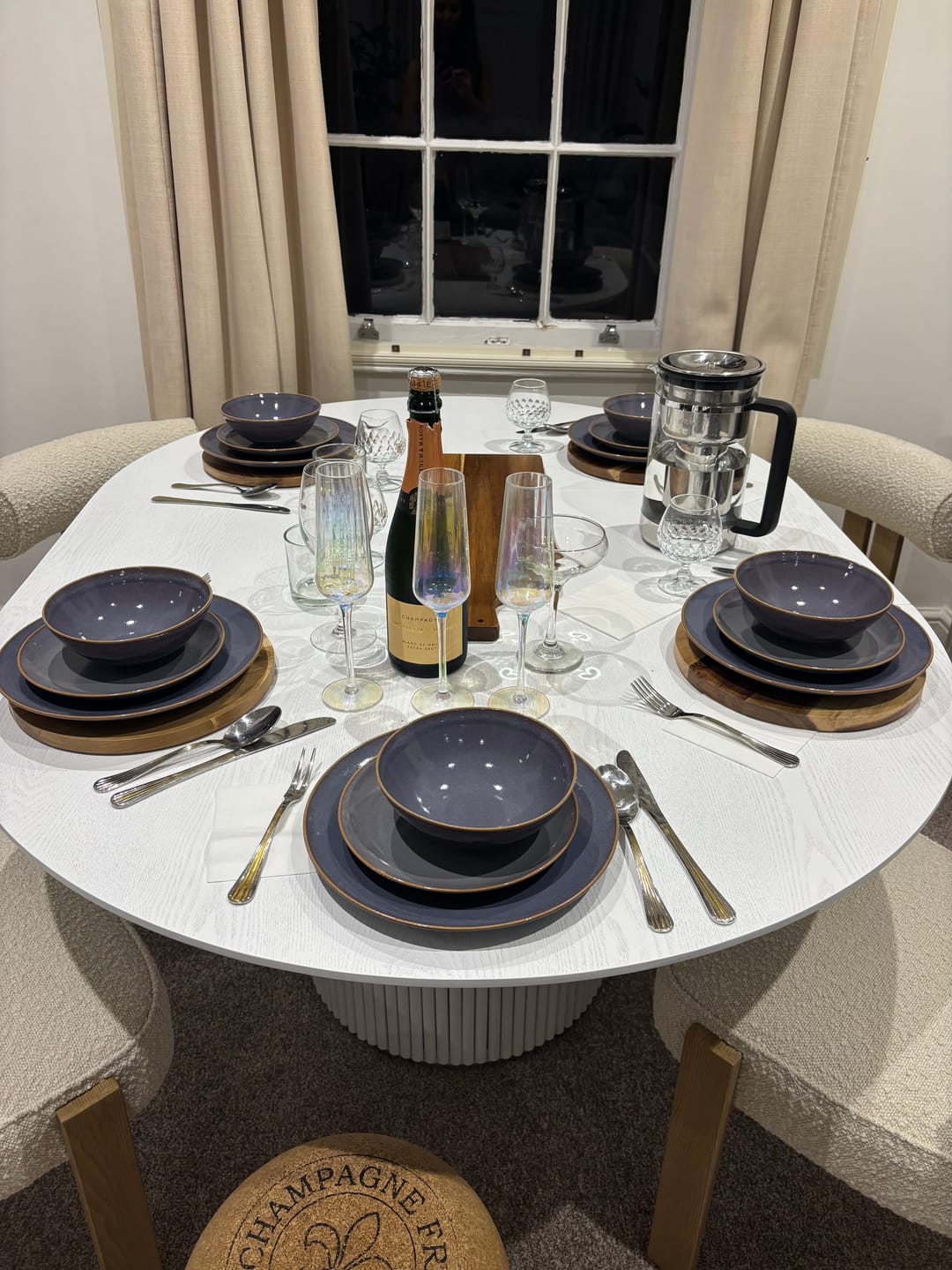 Customer photo review of Belleek Living Acacia Wooden Placemats Set of 4