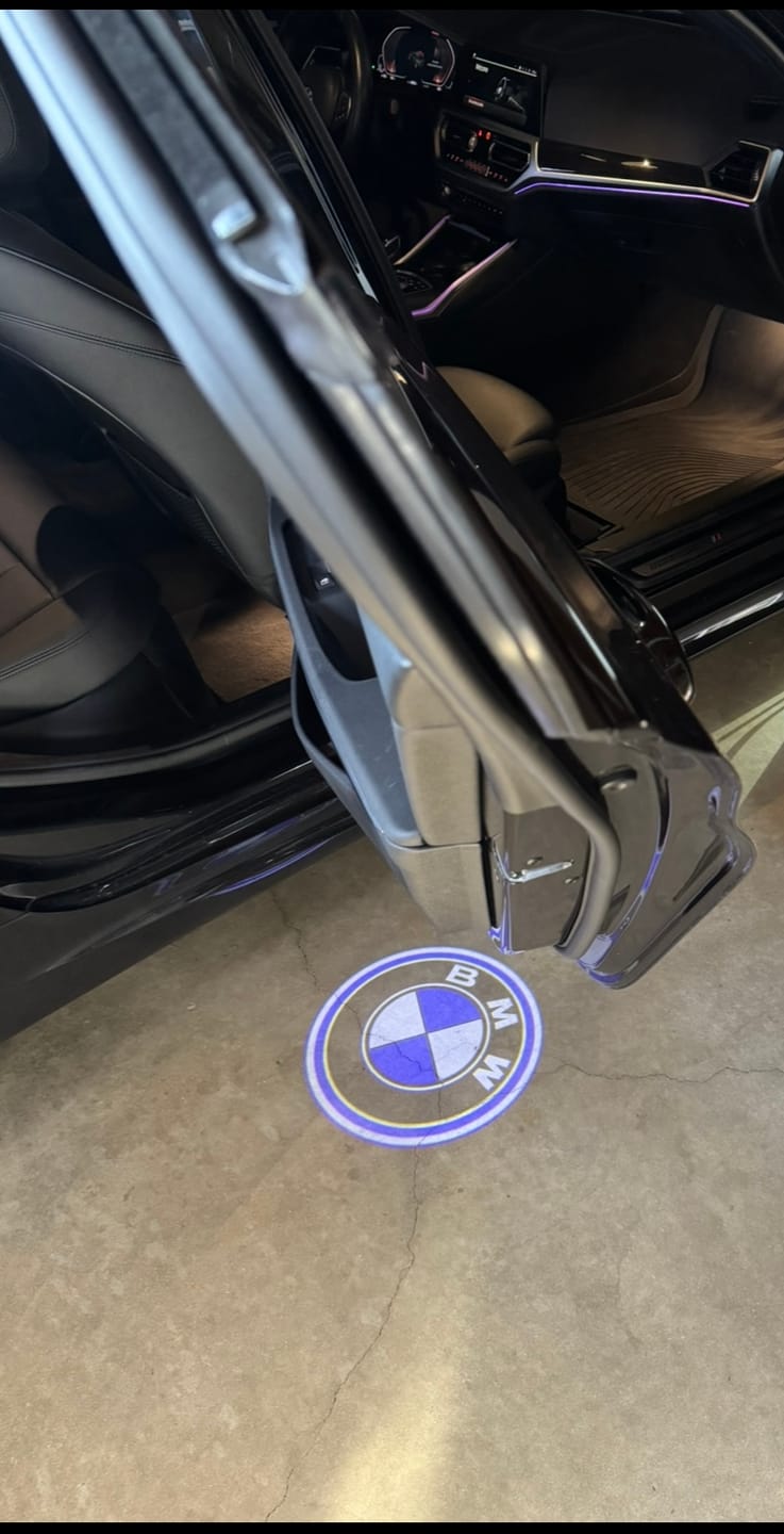 Customer photo review of BMW LED Car Door Welcome Logo Shadow Lights | G Chassis