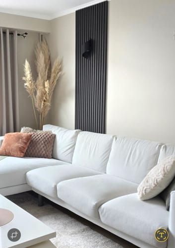 Customer photo review of Panneau acoustique en bois | Chêne Noir | De première qualité