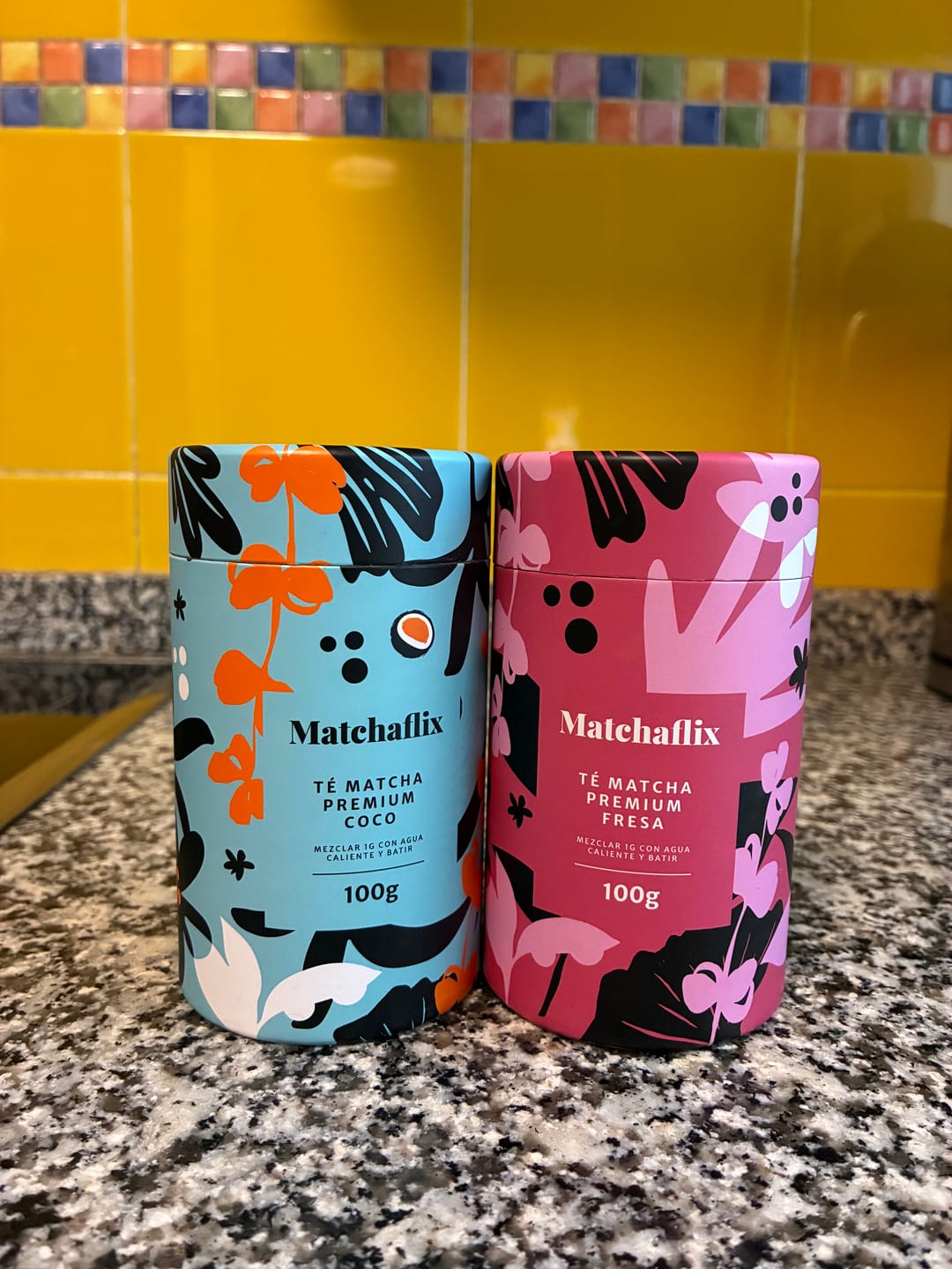 Customer photo review of Té Matcha Premium Fresa