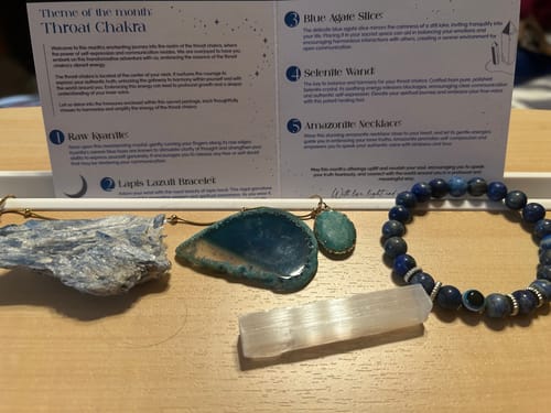 Customer photo review of AuraBloom Subscription Box