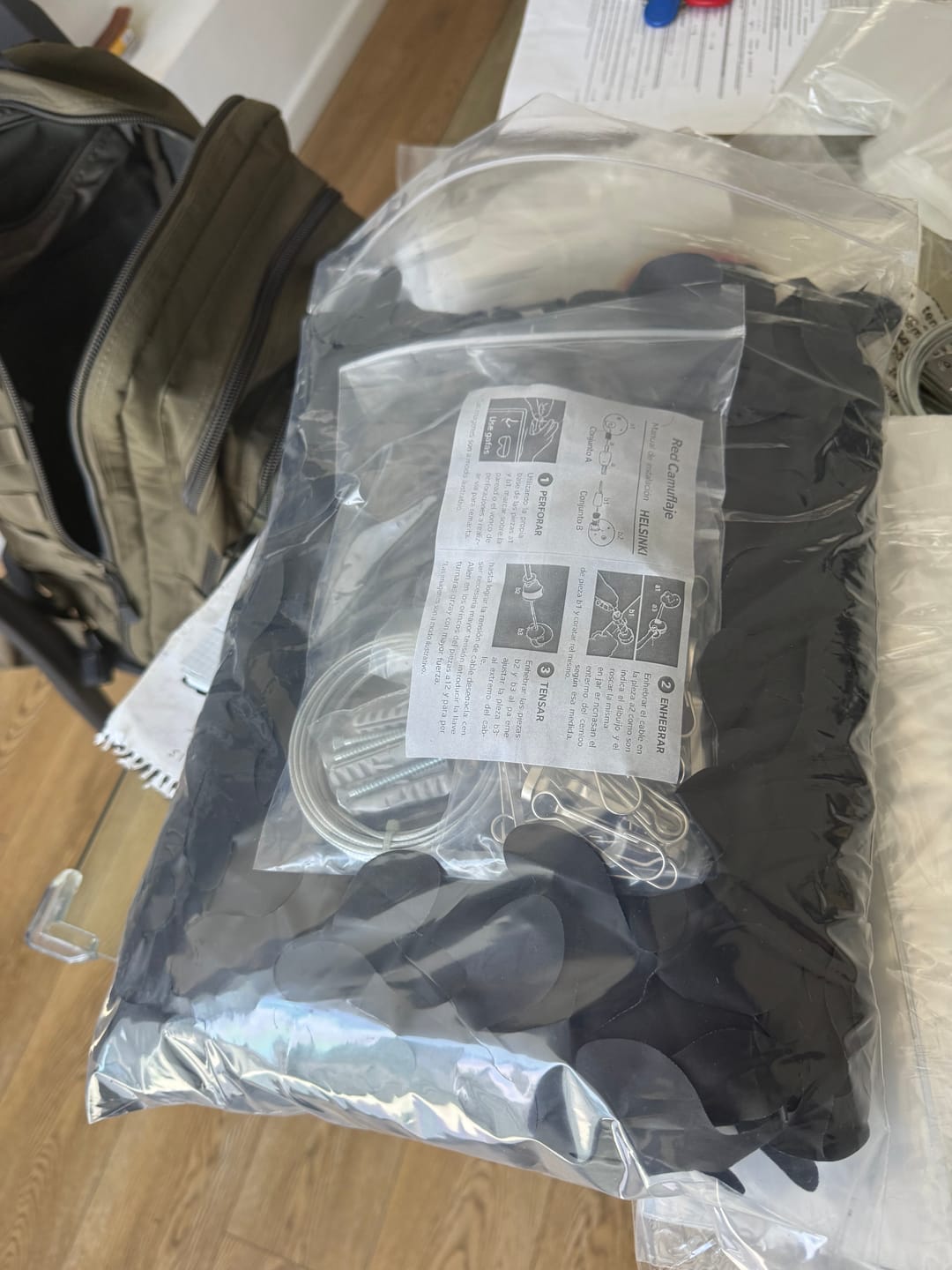 Customer photo review of Gancho Mosquetón