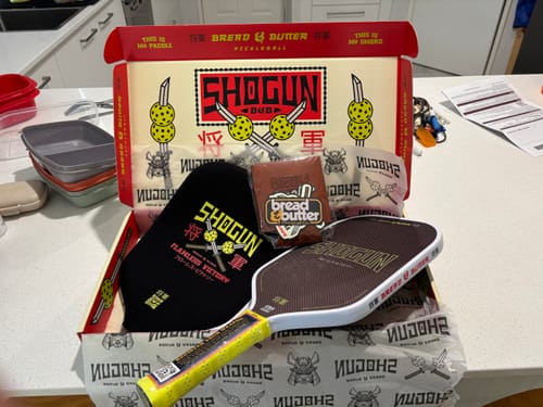 Customer photo review of The Shogun 16mm Pickleball Paddle