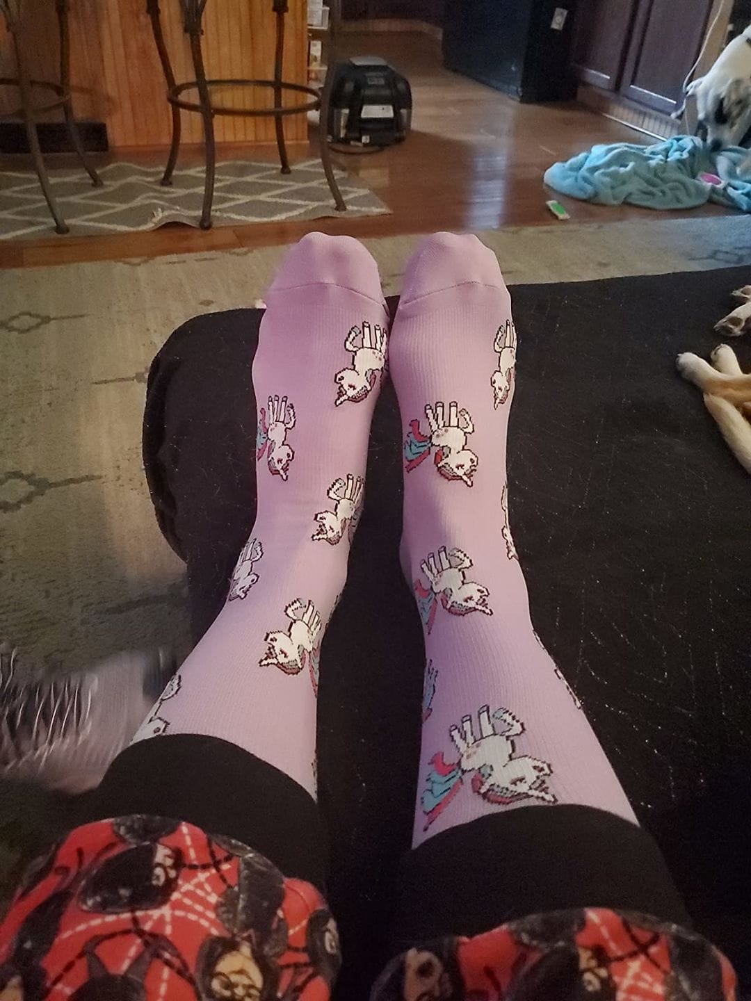 Customer photo review of Kompressionsstrümpfe Love/Flower Mix 6+6 GRATIS