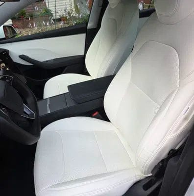 Customer photo review of Nappa Vegan Leather Full Seat Covers for Tesla Model 3/Y/S/X