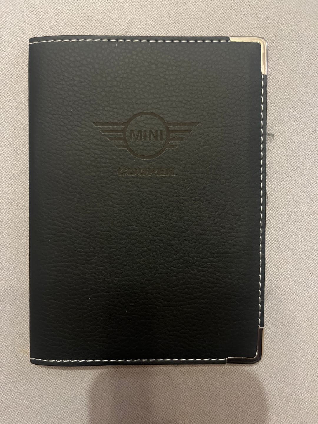 Customer photo review of Porte Carte Grise Mini Cooper
