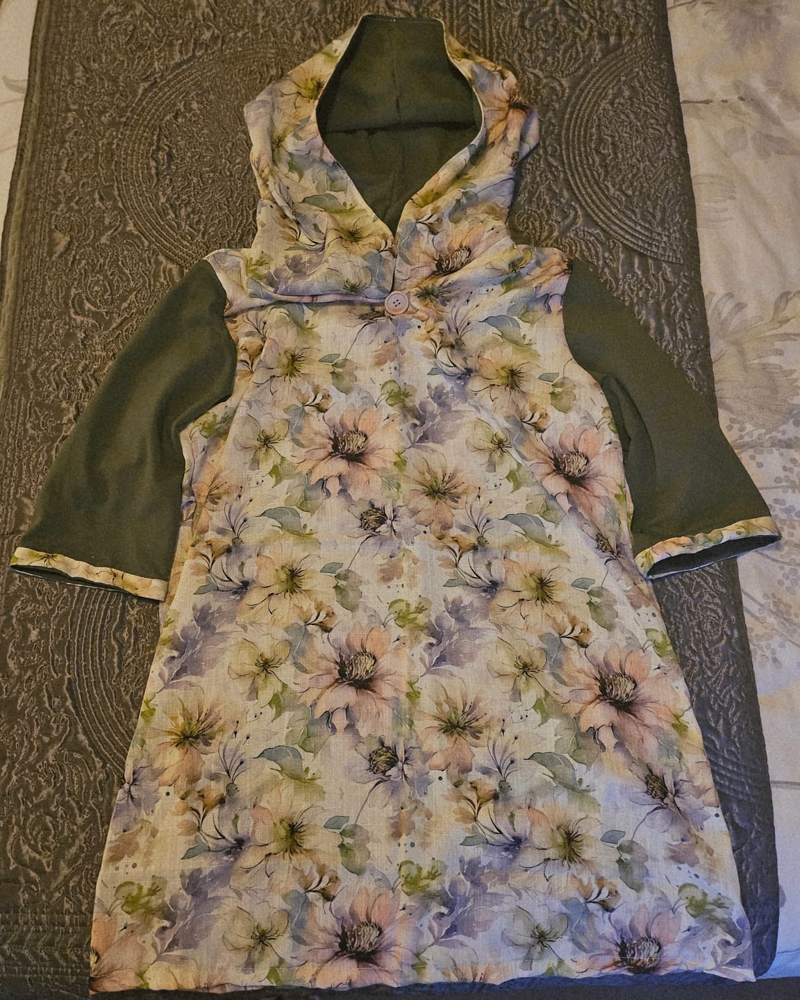Customer photo review of Garden Delight Linen Viscose Fabric