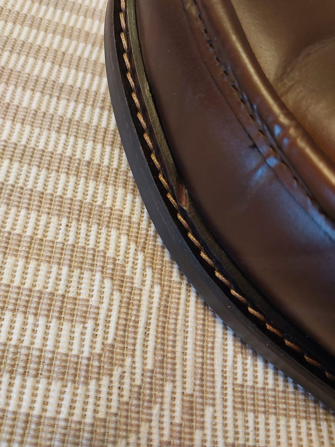 Customer photo review of Ivey Burnished Loafers Brown