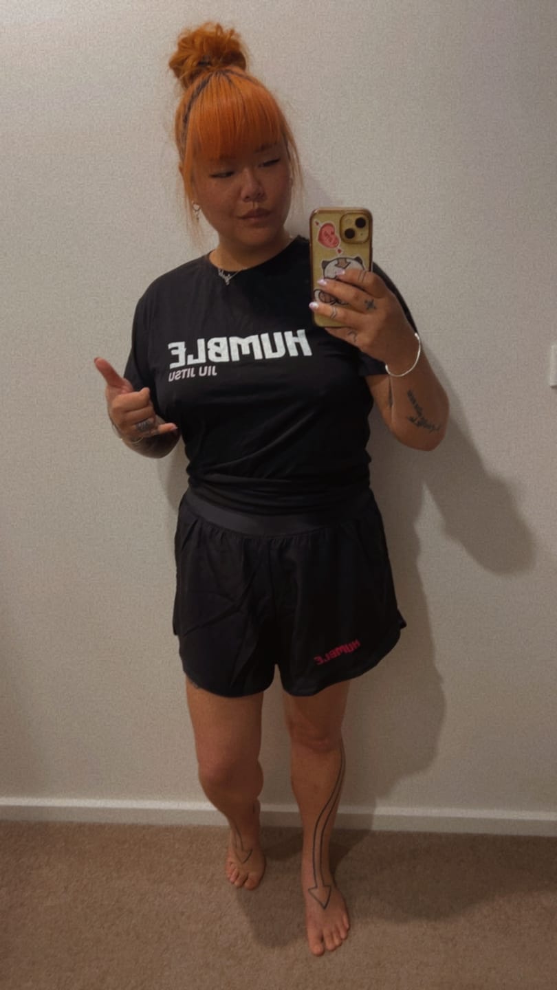 Customer photo review of Pink Haze Female Shorts
