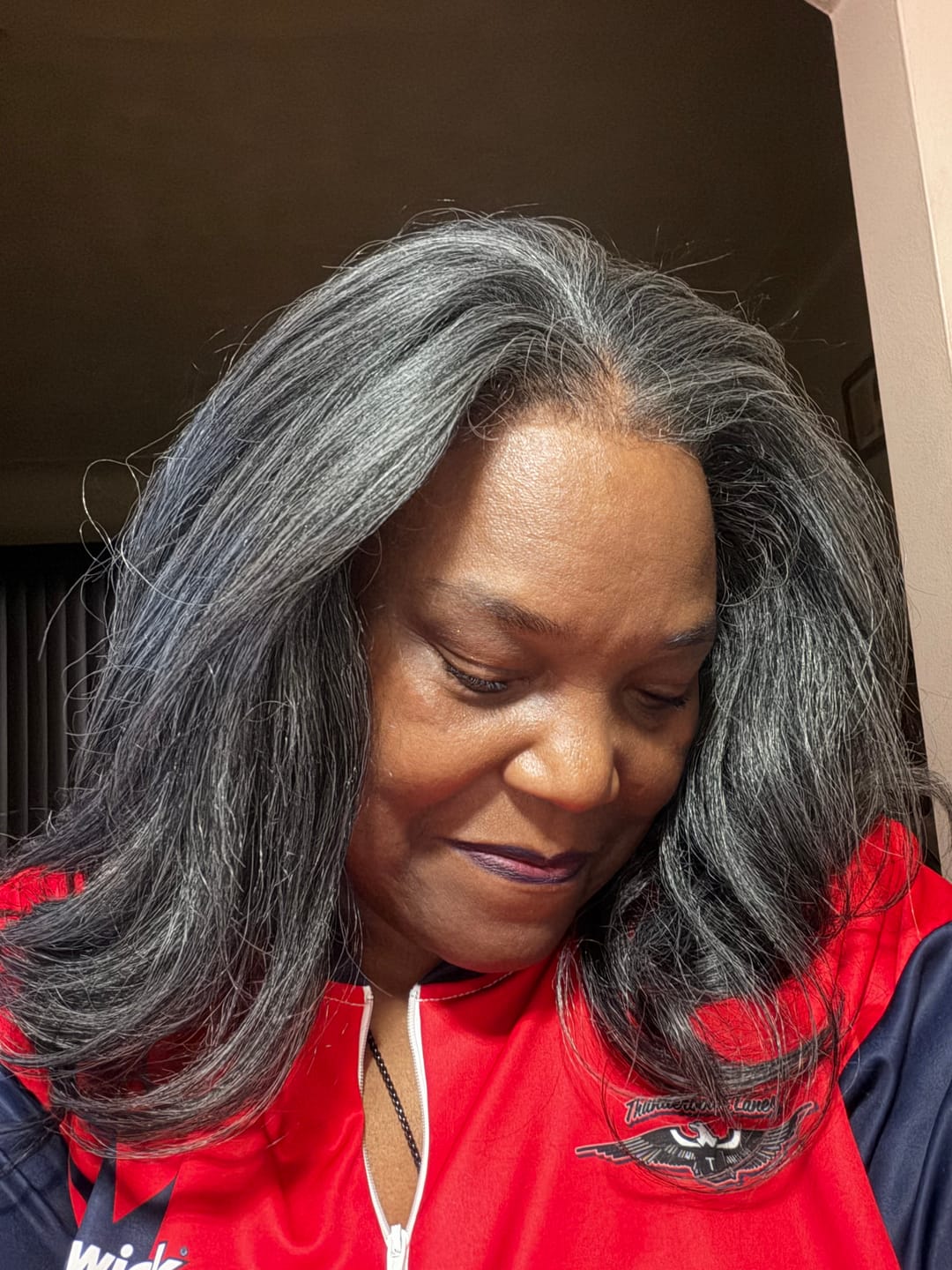 Customer photo review of Outre Perfect Hairline Glueless HD 13x6 Lace Front Wig - TAYON