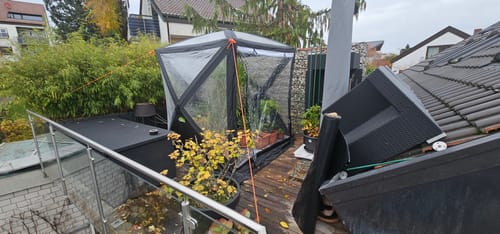 Customer photo review of PREMIUM Isolierboden 200 x 200 cm für Überwinterungszelt ALASKA