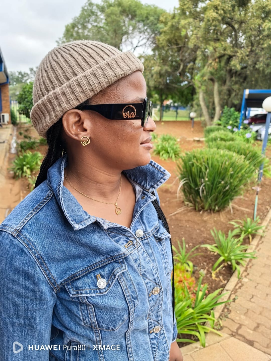 Customer photo review of Era Clear Lens Empire Sunglasses