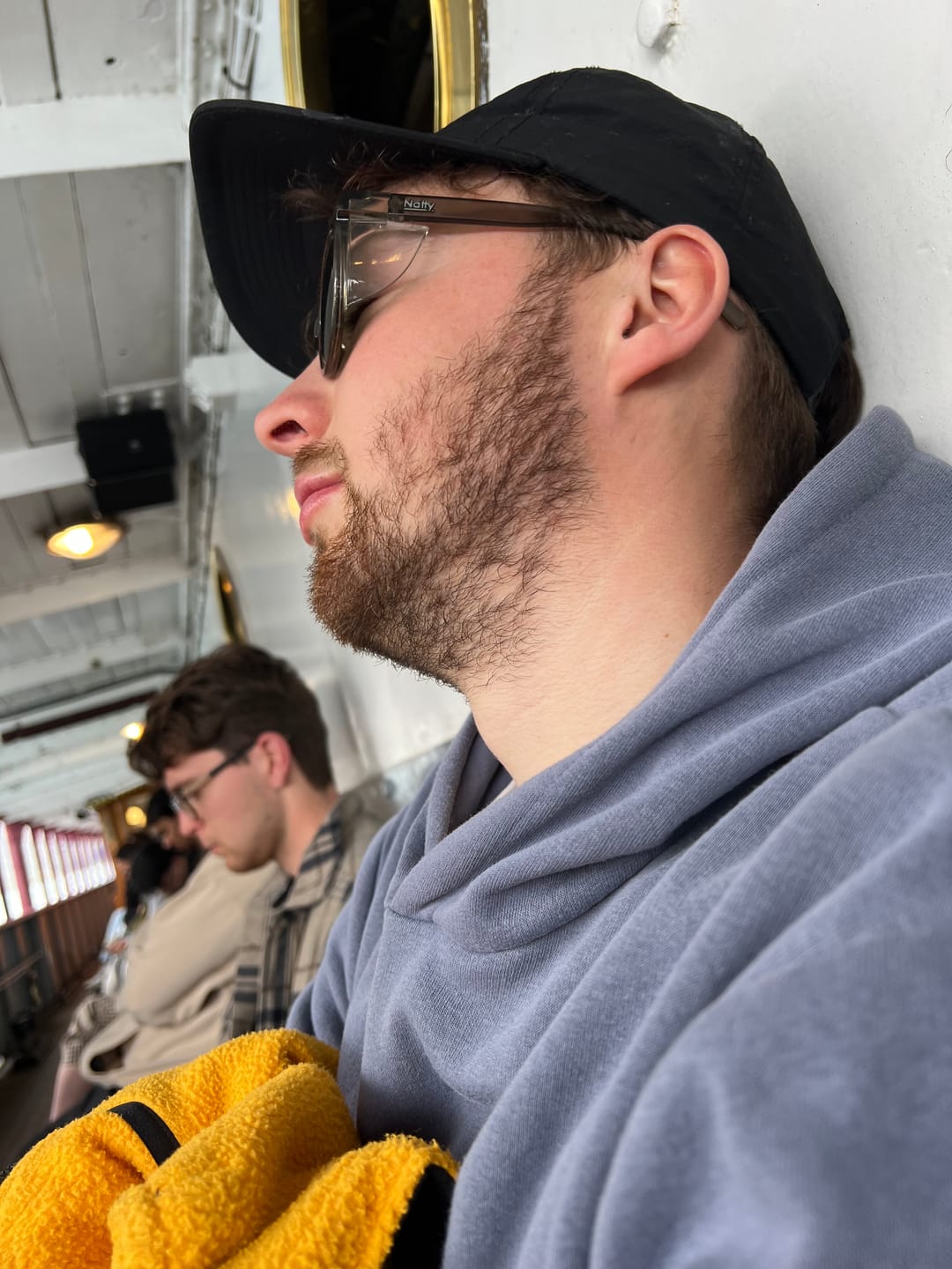 Customer photo review of Roys Steel Polarised Safety Glasses