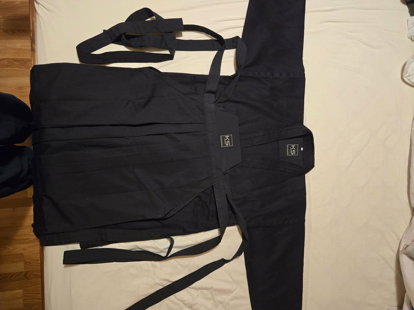 Customer photo review of KendoStar Essentials: Single Layer Cotton Kendogi & Synthetic Hakama Uniform Set