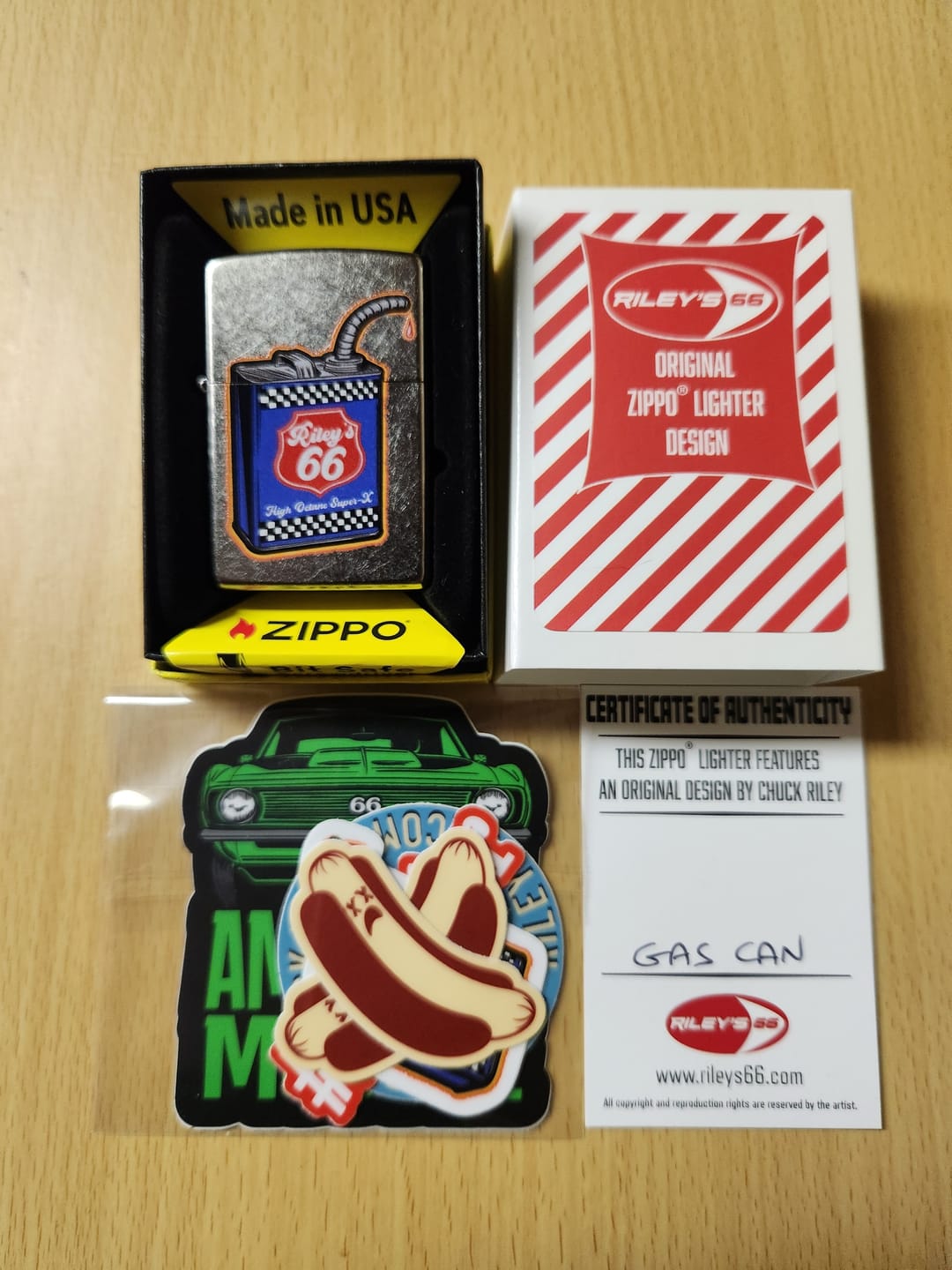 Customer photo review of EXCLUSIVE - Riley's 66 Zippo - Gas Can - Bit Safe Insert - Street Chrome™️