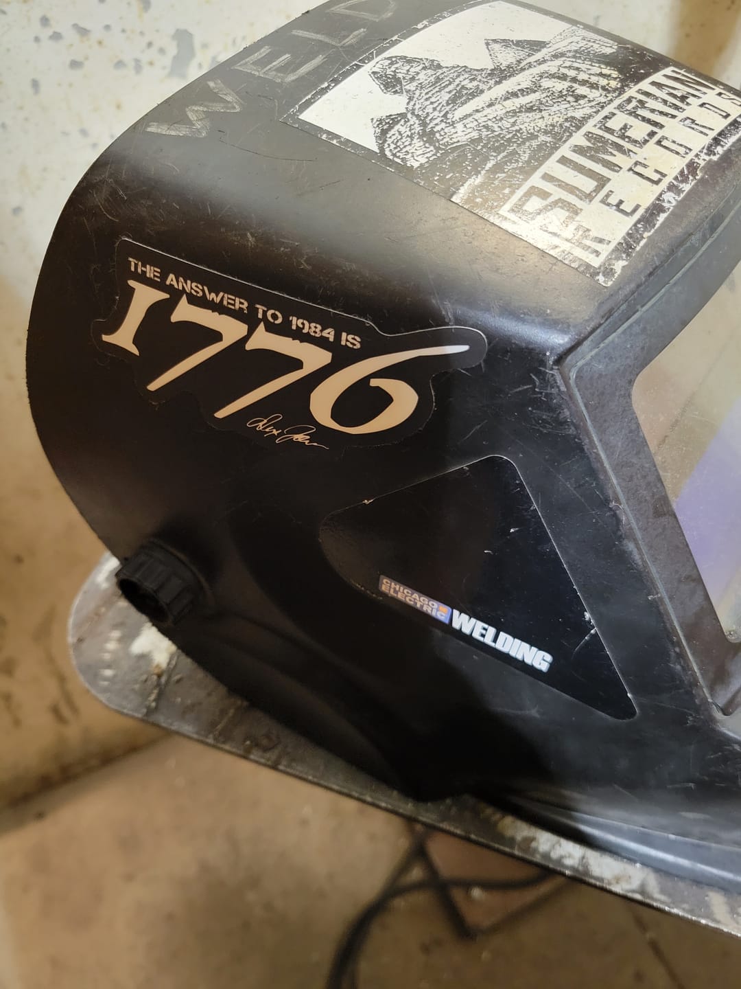 Customer photo review of The Answer to 1984 Decal
