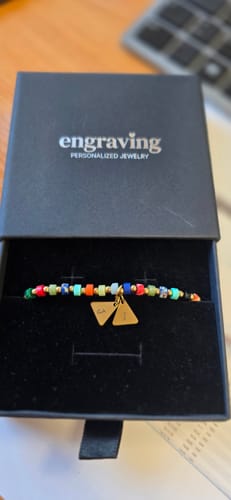 Customer photo review of Bracelet: Summer Initials